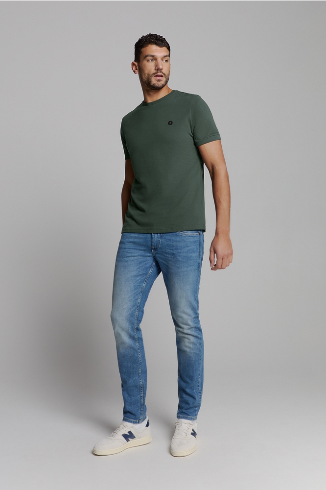 T SHIRT MET RONDE HALS 27360375 124 DARK STEEL